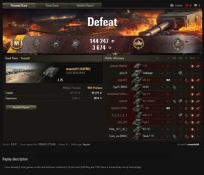 Ich bin sooo gut schon im 1005 Spiel den Tank gemastert!